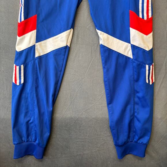 Vintage Adidas Joggers Aloxe Small 3 Stripes USA Joggers Soccer Out of Stock - Picture 5 of 16